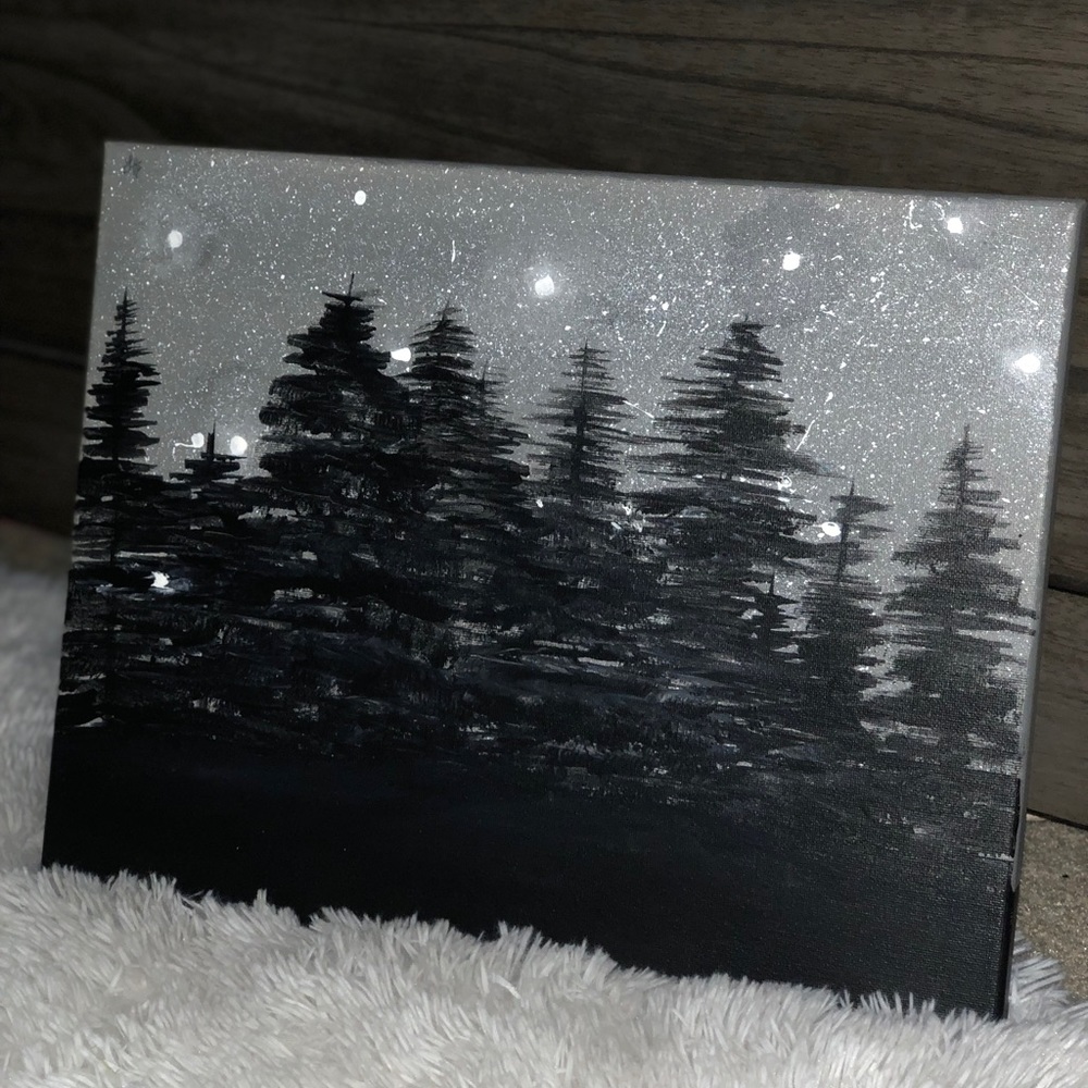 Forest painting